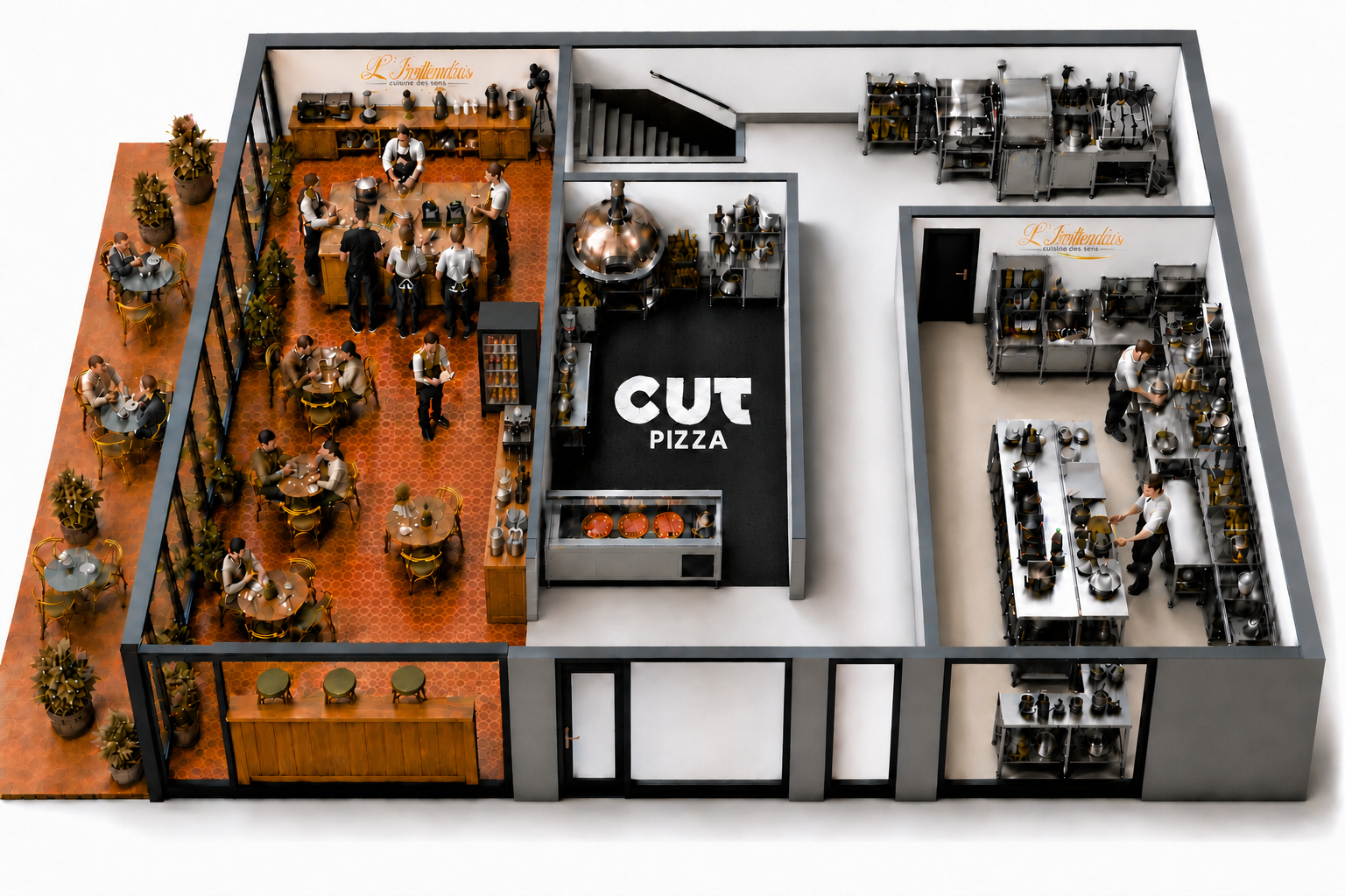 L'Inattendu_&_Cut_Pizza_vue3d